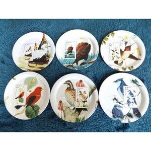 Vintage Post Mark Originals US Postal Stamp Coasters